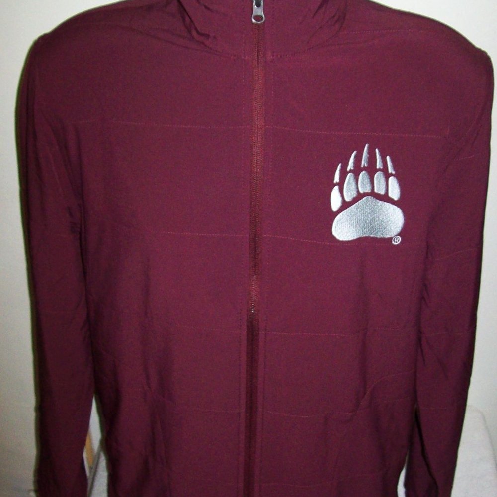 COPY - MONTANA GRIZZLIES Full Zip Casual Jacket with Sewn Logo PURPLE